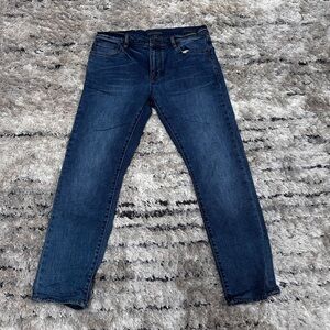 John Varvatos Dark Blue Straight Jeans